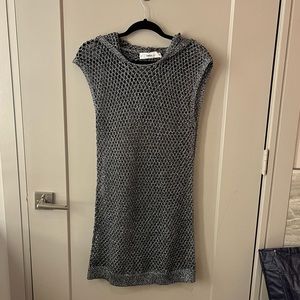 Crochet Silver Dress